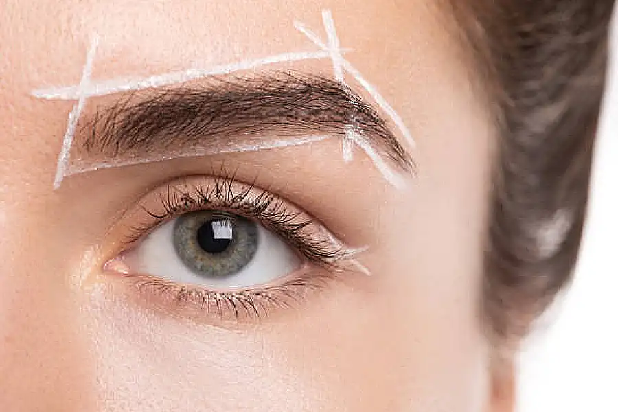 eyebrow shaping treatment